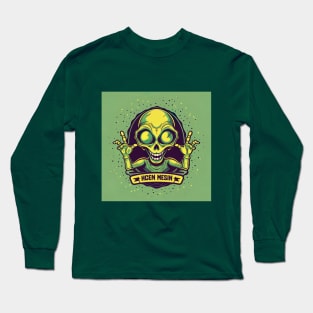 Scary Alien Wawing on You Long Sleeve T-Shirt